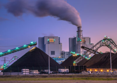 Brand new coal powered  plant in Eemshaven